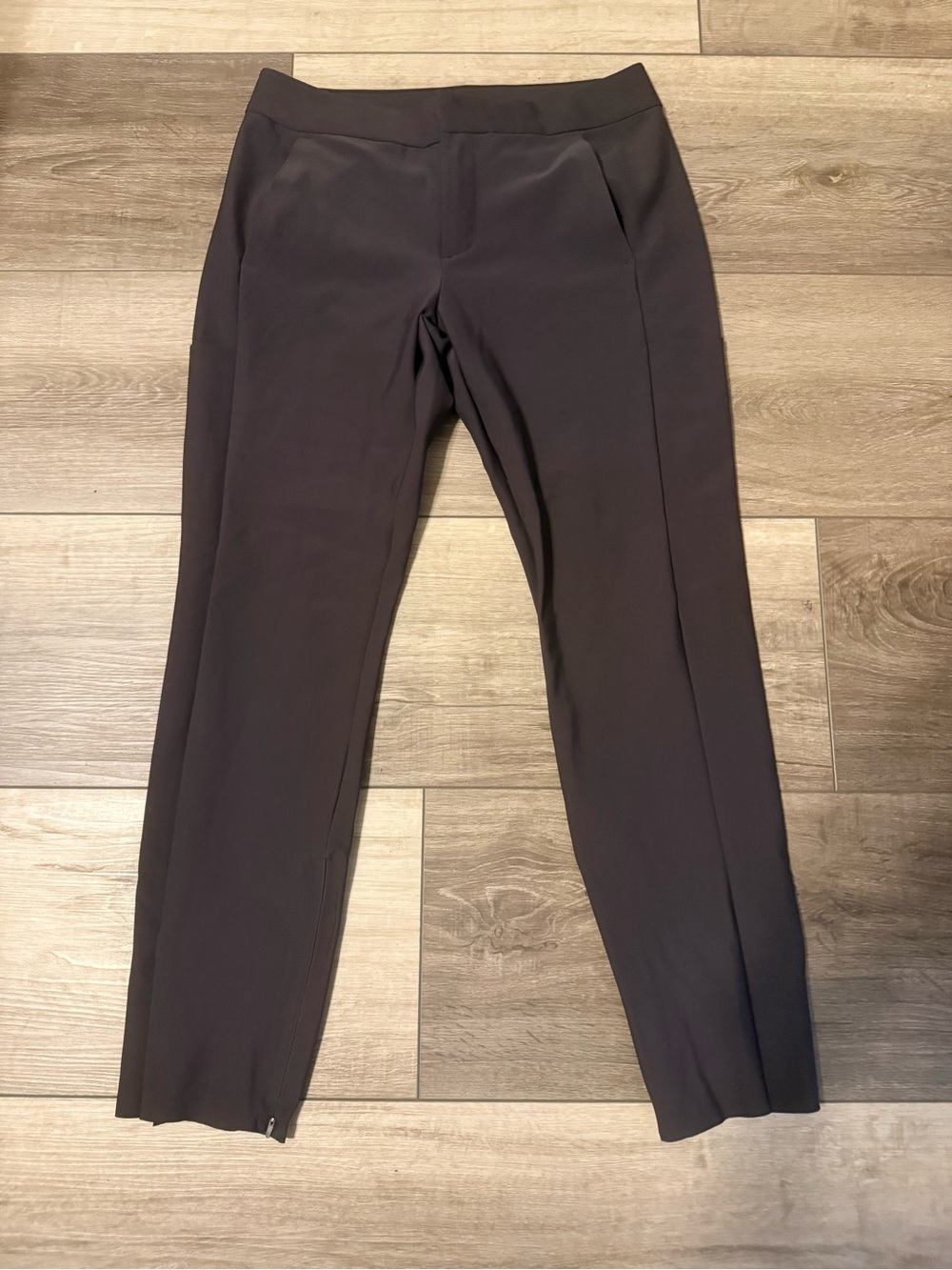 Athleta Women's Dark Plum Track Pants with Slim Leg